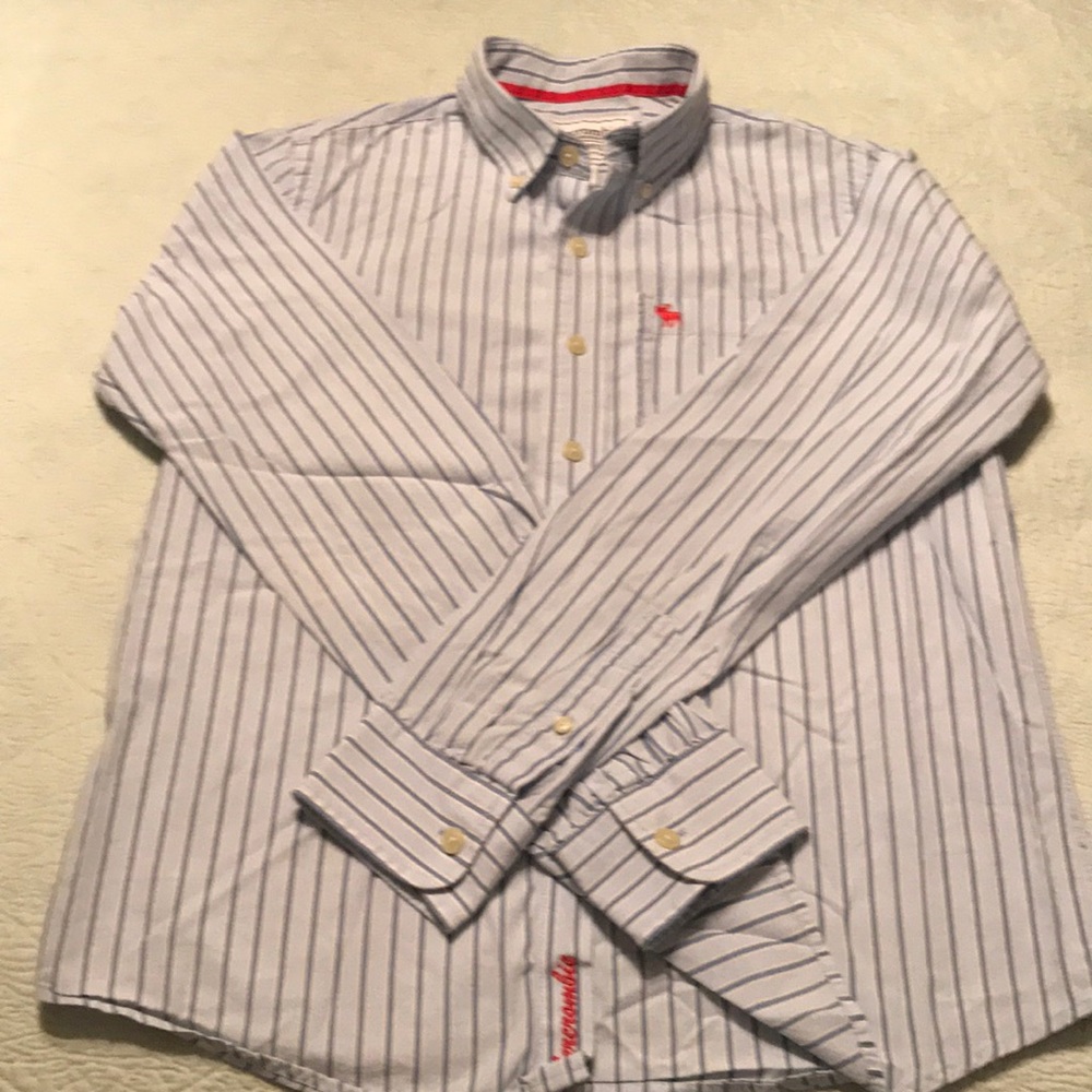 Abercrombie Boys Striped L/S Shirt Sz L